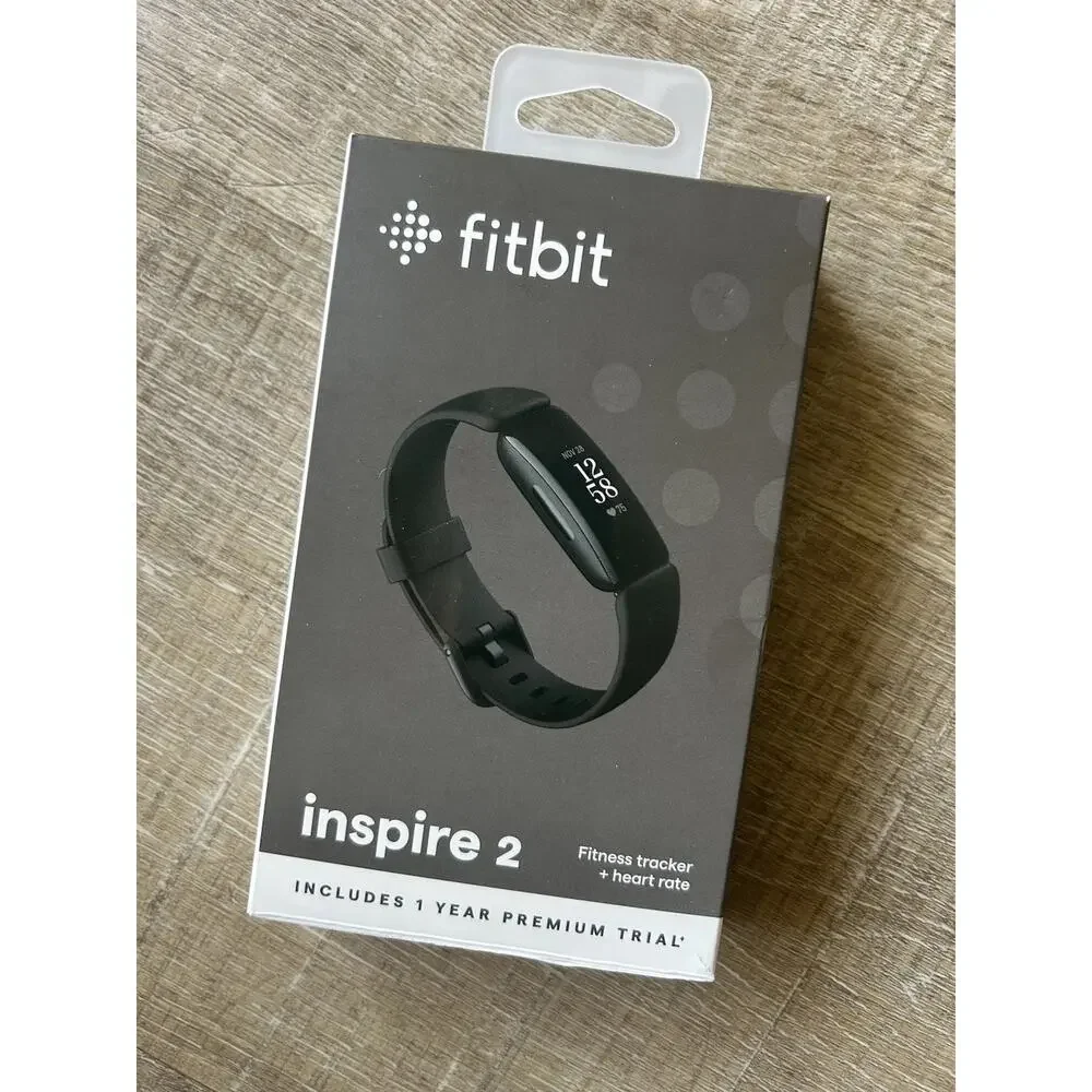 Fitbit Inspire 2 Activity Tracker Heart Rate Monitor Black New Open Box